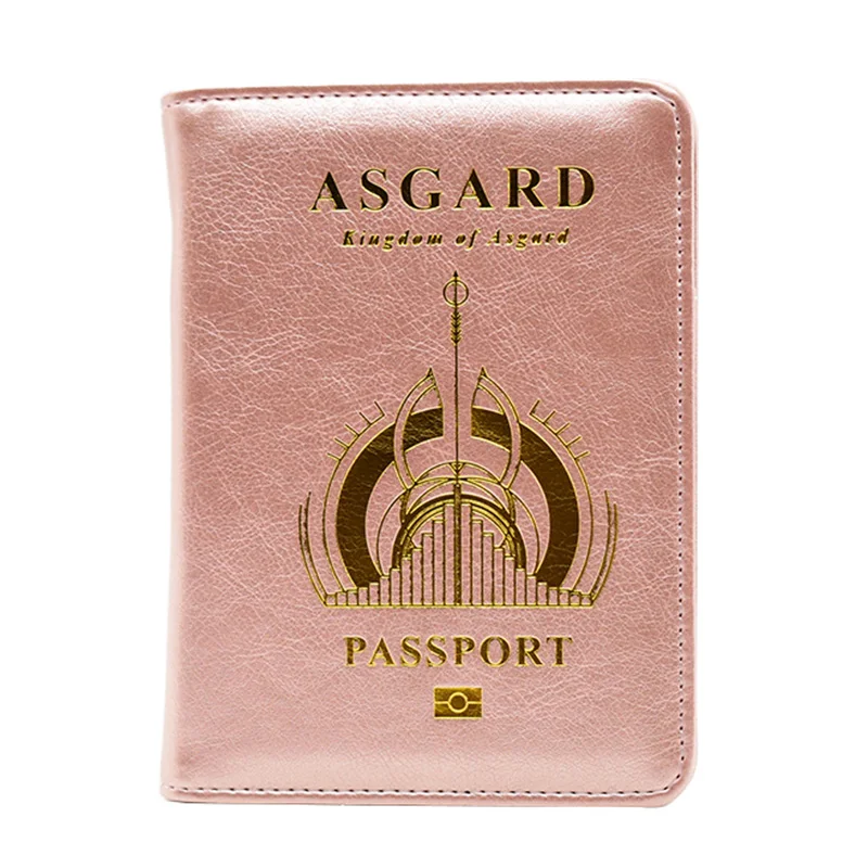 DIKEDAKU Popular Asgard Rfid Passport Holder Unisex Nice Pu Leather