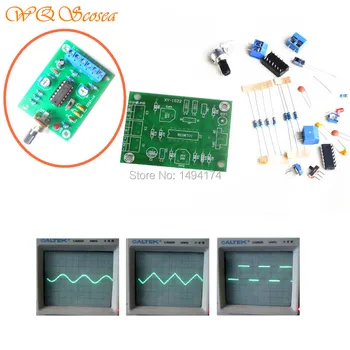 

WQScosea Q8S-277 ICL8038 50-5KHz Monolithic Function Signal Sine Square Triangle Wave DIY Kit Generator Module Development Board