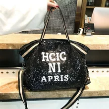 Европа и Америка блесток модные путешествие на выходные большие сумки-тоут Модные женские дорожные сумки с высокой пропускной способностью Чемодан сумка