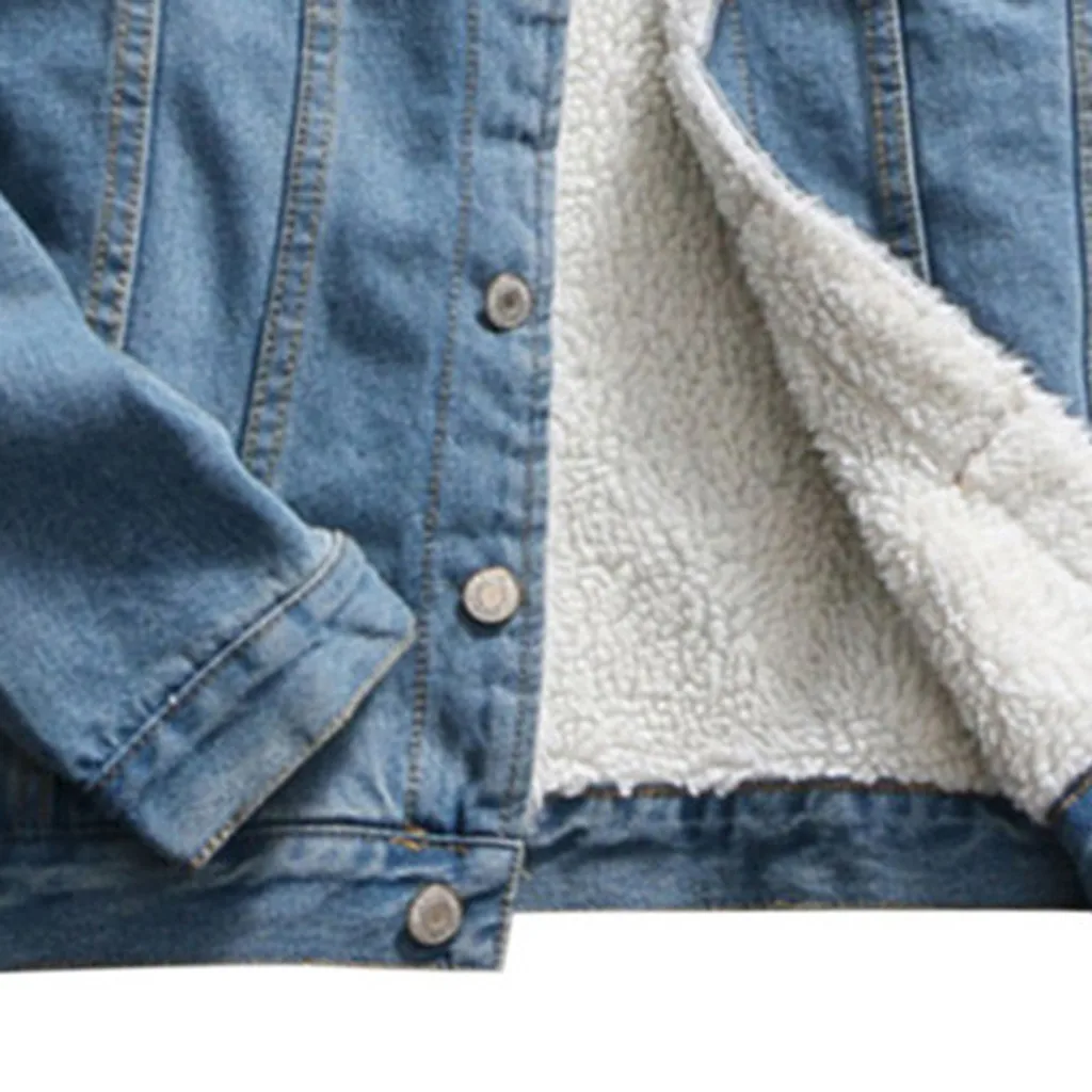 Женские осенние зимние джинсовые куртки, пальто, одежда в винтажном стиле с длинным рукавом, Свободные теплые модные джинсы, уличная одежда, пальто#19712