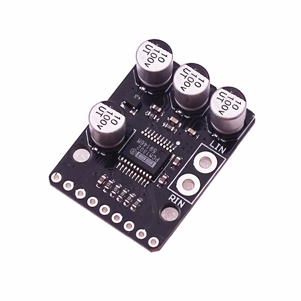

PCM1802 Audio Stereo A/D Converter ADC Decoder 24bit 96kHz Digital PCM AV Amplifier Player Board ANALOG-INPUT Module 3.3V/5V