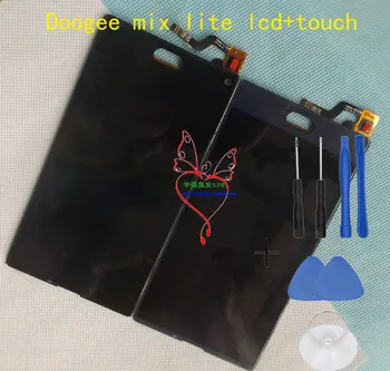 

Original Doogee mix lite Front Panel Touch Glass Digitizer Screen with LCD display for doogee mix lite Phone FREE SHIPPING