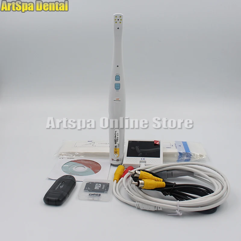  Dental Intraoral Camera 6 LED Light MLG CF-986 Video&USB With 1DB SD Card - 32830016525