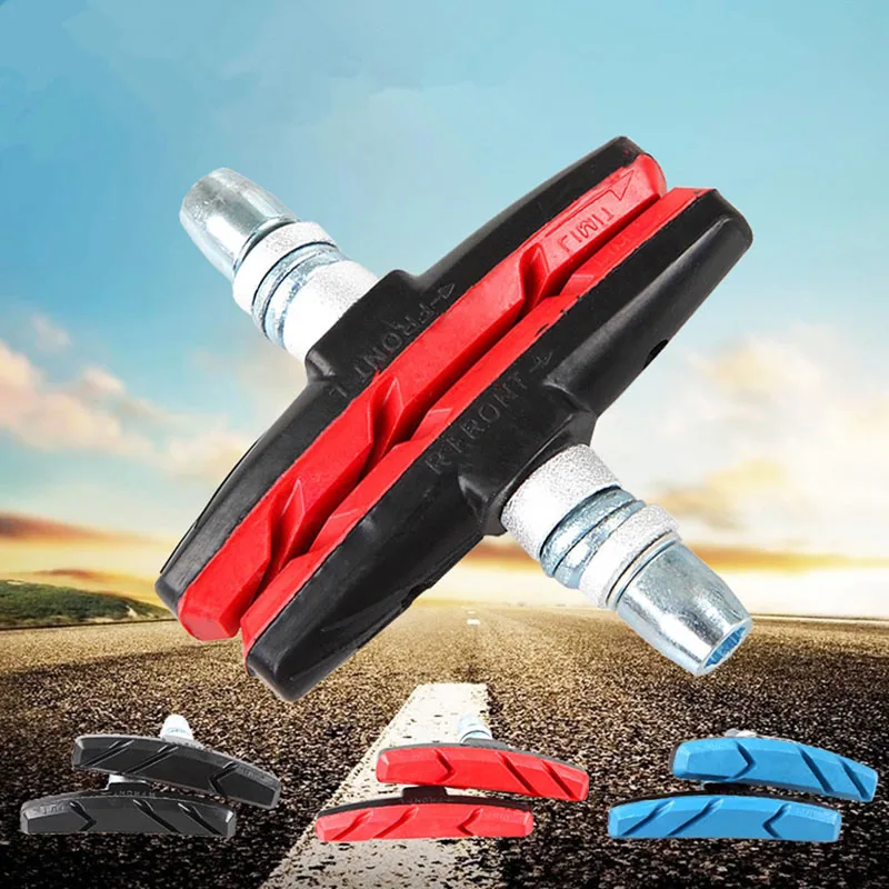 1 пара 70 мм велосипедные блоки тормозных колодок BMX Road MTB Hybrid Rubber V Brake
