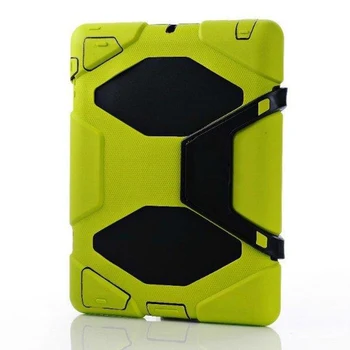 

3-in-1 Dual Layers PC+TPU Tablet PC Cases for iPad 2/3/4 Contrast color Tablet Cases with Touch Pen Hole & Detachable Kickstand