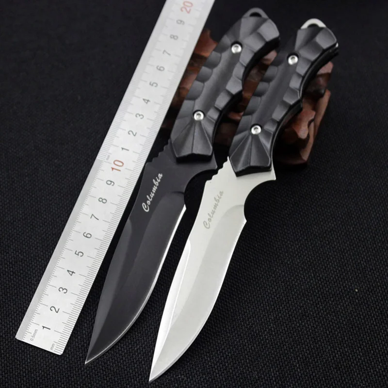 

CS COLD Quality Speeder Utility Straight Knife Combat Tactical Knife Camping Survival Hunting Knife with Sheath Fixed Blade CSGO
