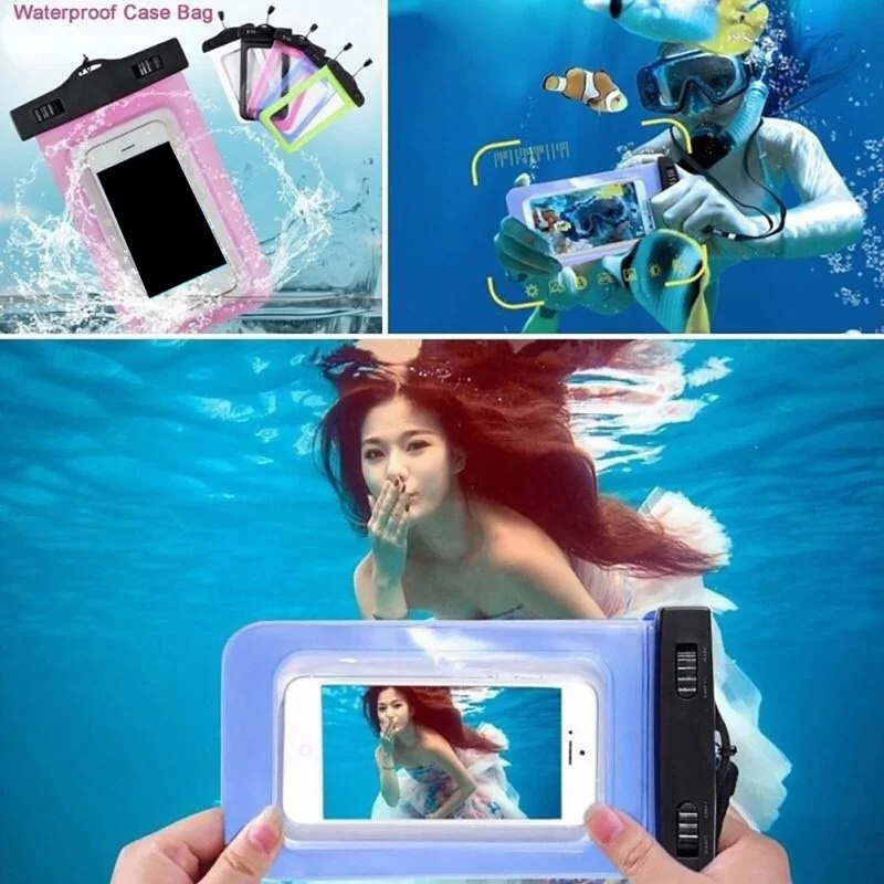Открытый водонепроницаемый мульти-стиль мини плавательный мешок для смартфона сенсорный экран сумка телефон уход телефон сумка 9 цветов