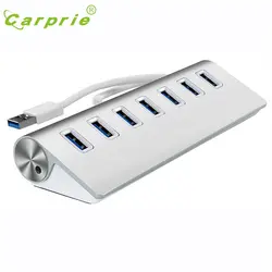 Carprie USB3.0 концентратора Алюминий 7 Порты высокое Скорость для MacBook Pro MAC портативных ПК jan16 motherlander