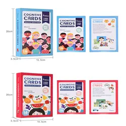 MiDeer дети ежедневно знания просветления карт Advanced и Basic Edition образования Познавательная карты Цвет Форма игрушки для детей