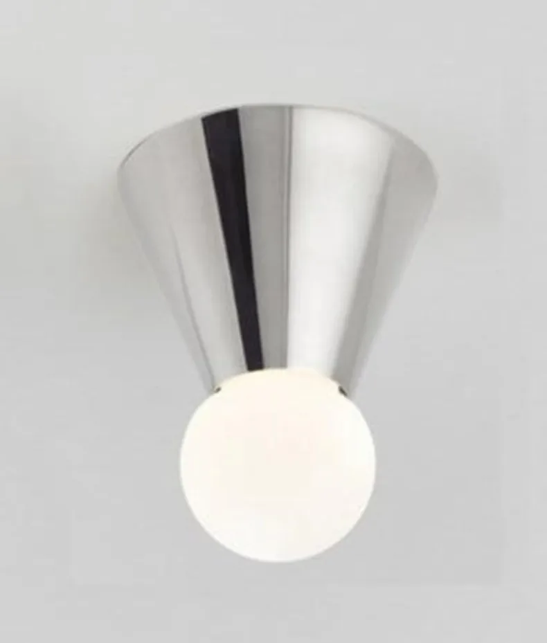 Простой стеклянный шар, светодиодный потолочный светильник, светильник для спальни, лампа для столовой, скандинавский потолочный светильник для кухни