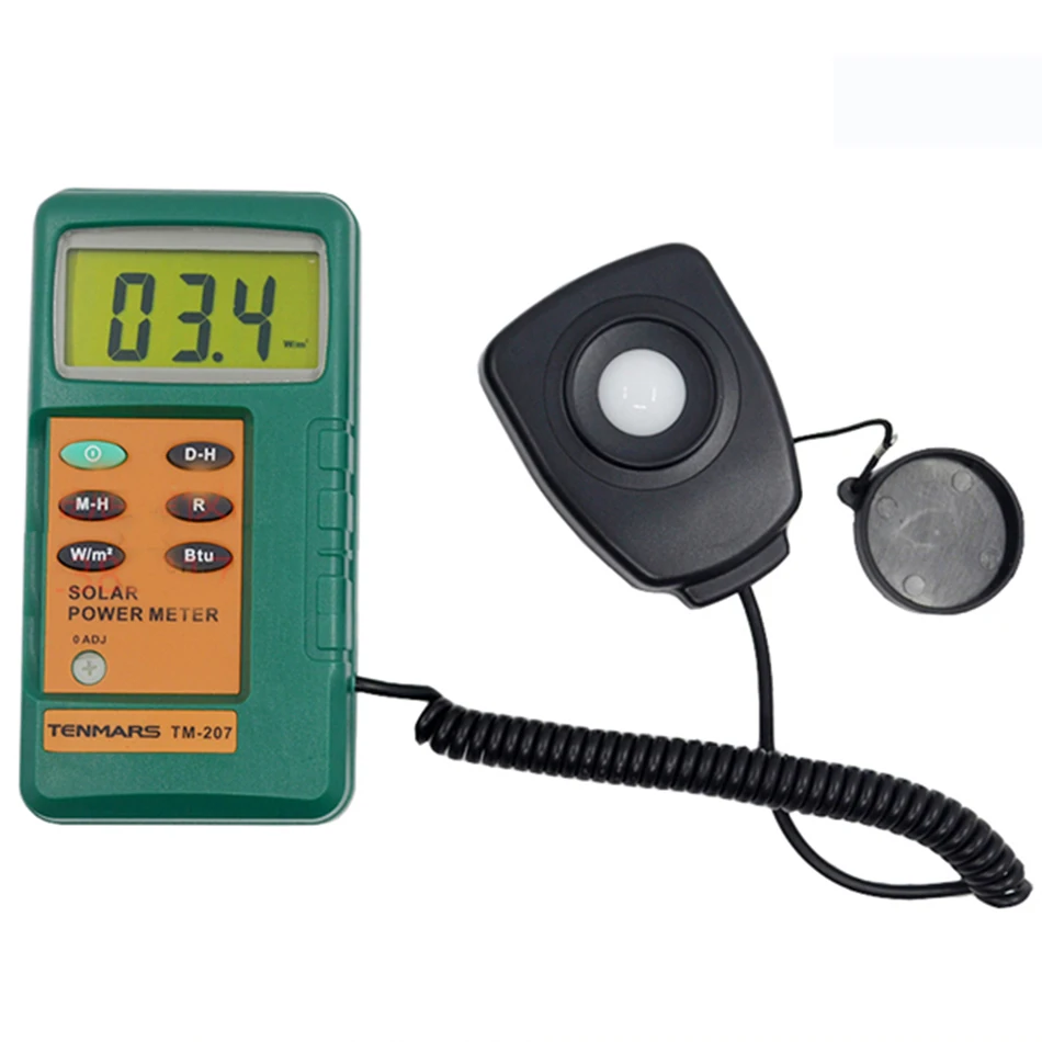 Hot Sale Professional TM207 Tenmars High Precision Solar Radiation Detector Power Meter Tester