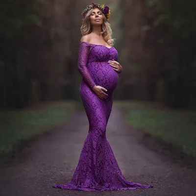 Новое стильное платье для беременных фотосессия платье макси для беременных длинное кружевное свободное сексуальное платье для беременных реквизит для фотосъемки