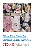 Блеск кольцо Чехлы для samsung Galaxy A10 A30 A40S A40 A50 A60 A70 A8S A9s A6S A2 Core A20E A80 A90 Bling Браслет Чехлы бампер