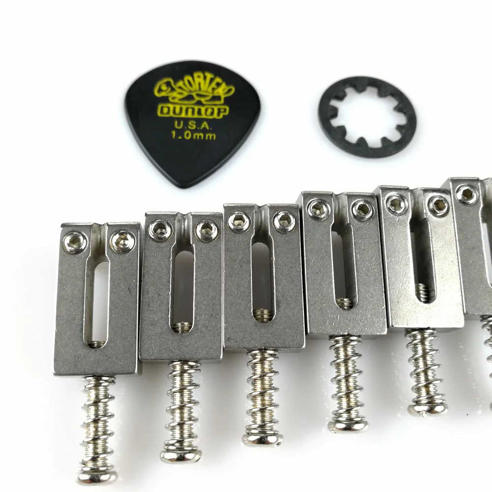 Billig Neue Edelstahl hohe masse Brücke Sättel 10,5 MM 10,8 MM Für Stratocaster e gitarre tremolo brücken