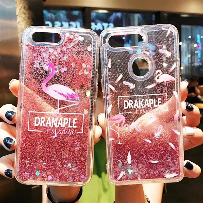 

Huawei Honor 7C 5.7" Case Glitter Cover Honor7C Liquid Quicksand Soft TPU Case on for Coque Huawei Honor 7C AUM-L41 RU Capa Etui