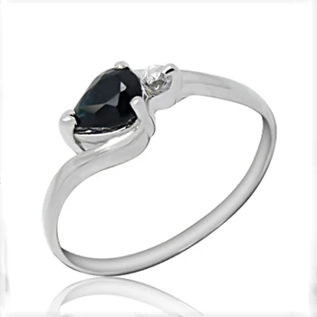 

Anillos Qi Xuan_Dark Blue Stone Luxury Rings_Fashion Ring_S925 Solid Silver Fashion Dark Blue Rings_Manufacturer Directly Sales