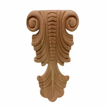 VZLX шкаф для резьбы по дереву Неокрашенный деревянный резной стол ножной миниатюры домашний декор мебель кровать ноги аксессуар дерево