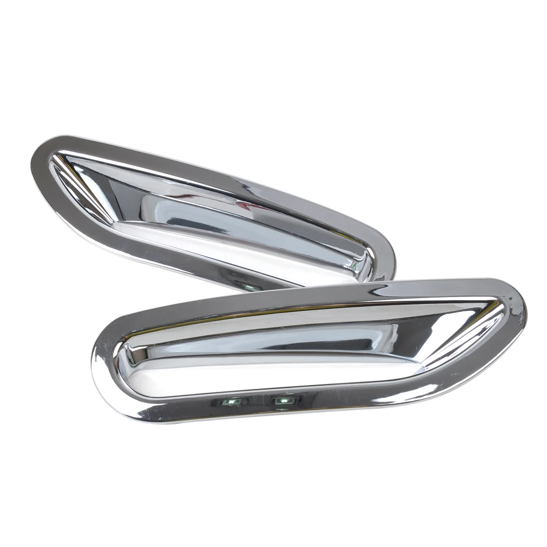 

CITALL 2X ABS Plastic Triple Chrome Rear Back Fog Light Lamp Cover Trim Molding For Nissan Qashqai X-Trail (T32) Rogue 2014 2015