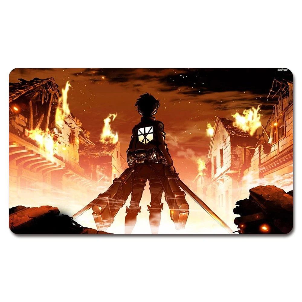 525 Custom Anime Game Playmat (Attack on Titan Play Mat) Board Games