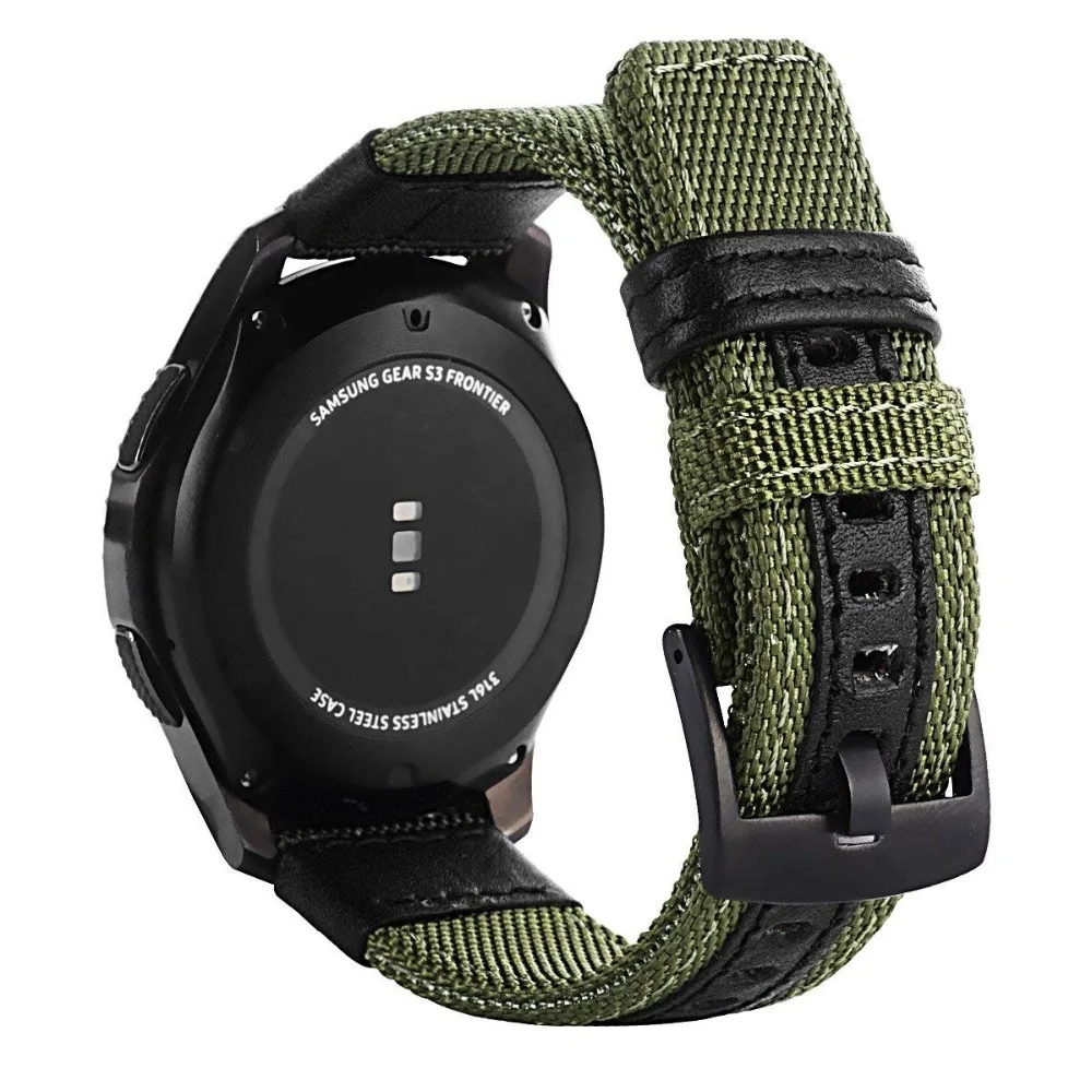 GXC Gear S3 ремешки тканый нейлоновый Сменный ремень большой спортивный браслет для