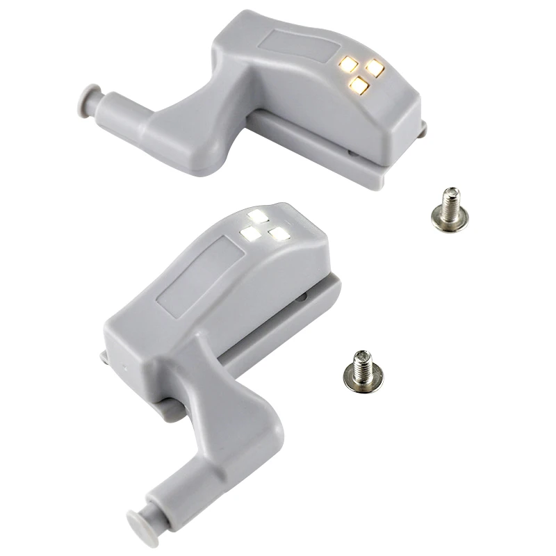 

10 Pcs Inner Hinge LED Under Cabinet Light Universal Wardrobe Light Sensor Inner Hinge Lamp For Cupboard Closet Kitchen 1 set