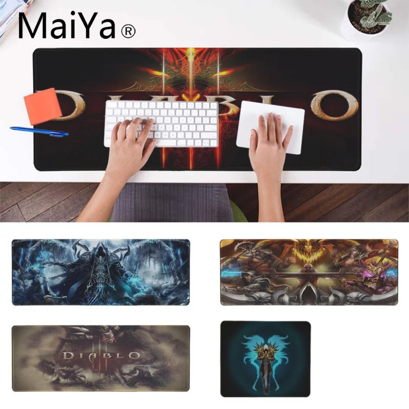 

Maiya Hot Sales Diablo Unique Desktop Pad Game Mousepad Free Shipping Large Mouse Pad Keyboards Mat