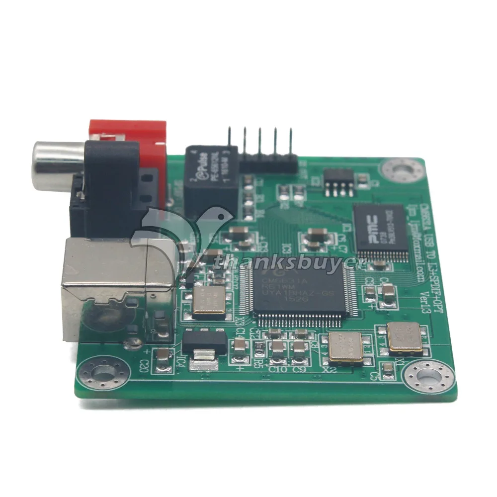 TZT CM6631A 24 бит/192 кГц USB для коаксиального и оптического волокна SPDIF I2S от LJM новая