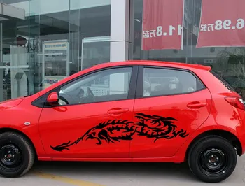 

Car Dragon Flames 67'' Door Decal for M2 Truck Vinyl Graphics Side stickers ZC633