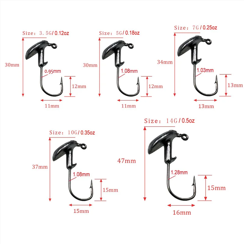 OBSESSION 3,5 г, 5 г, 7 г, 10 г, 14 г, 5 шт./партия, свинцовые наконечники, свинцовые головки, свинцовые рыболовные крючки, круглые Джиги, Свинцовые