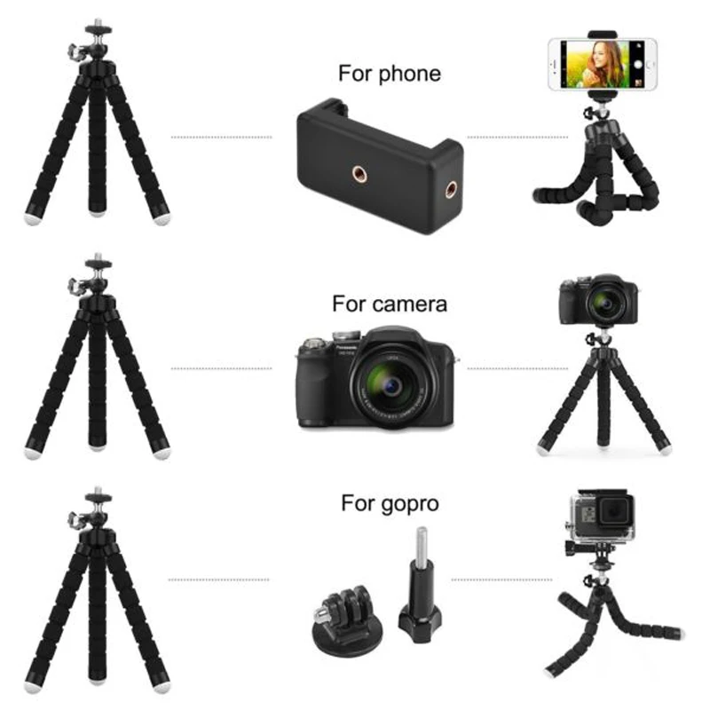 DUSZAKE гибкий мини штатив Gorillapod для телефона камера iPhone Xiaomi аксессуары камеры