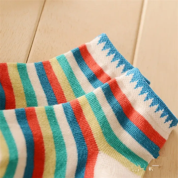 6 пар/лот, прямые продажи, лоскутные детские носки года на весну и осень нескользящие носки для малышей A-cll-003-6