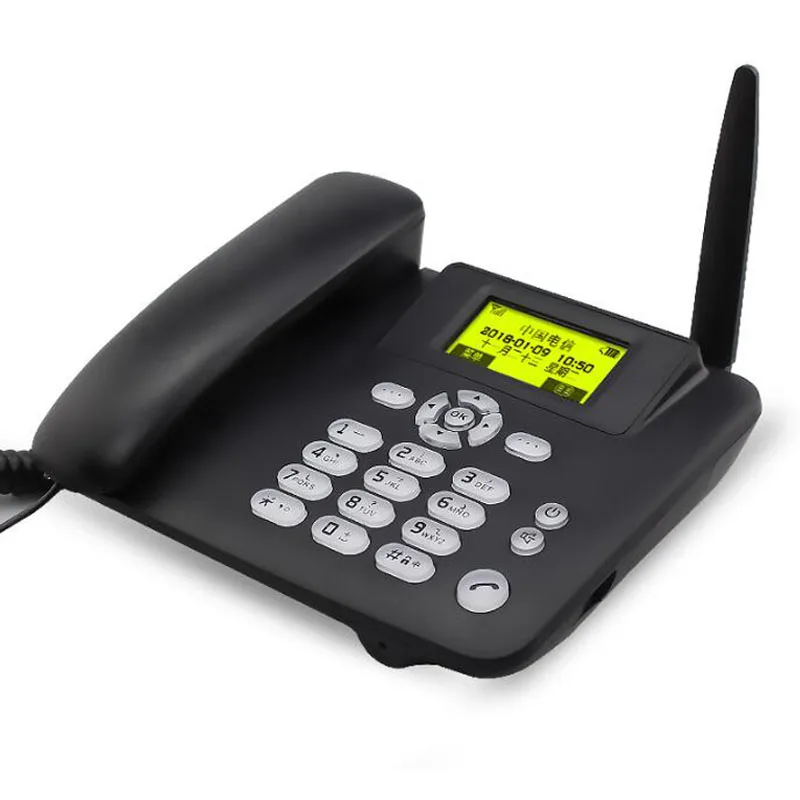 Fixo de Telefone do Cartão Fixo para o Negócio Ghz sem Fio Radiotelefones Multifuncional Home Office Gsm 900-1800 Sim