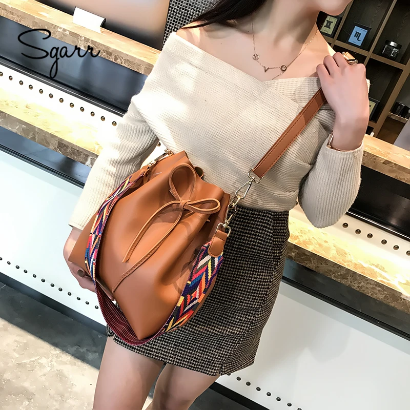 

SGARR PU Leather Women Shoulder Handbags Luxury Designer Small Female Crossbody Bag New Fashion Ladies Cute Bow Messenger Bags