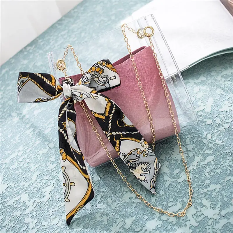 Jelly Ribbons Female Shoulder Bag crossbody Bags for Women 2019 Messenger Bags women's bag bolsa feminina sac a main 40MA2720