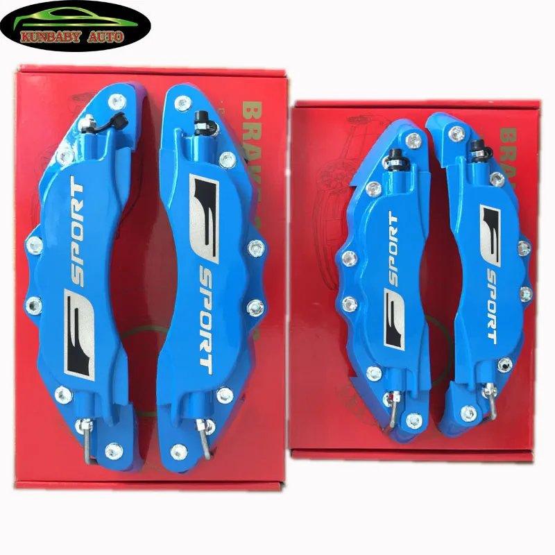 

KUNBABY Blue Metal Brake Caliper Cover Model 9 With F Sport Logo Car Styling Decoration For Lexus Car Accessories