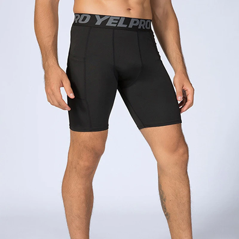 Компрессионные шорты мужские шорты спортивные мужские тренировочные шорты для спортзала Мужская одежда для бега быстросохнущие бодибилдинг шорты для пляжа