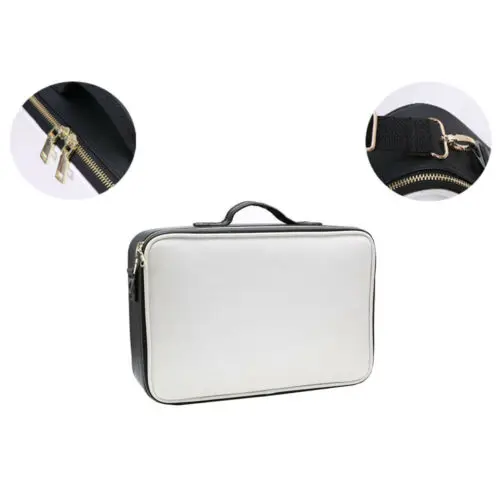 NEW Professional Beauty Box Make Up Rose Vanity Case Cosmetic Nail Jewelry Case Cosmetic Bags Girls Travelling Handbags