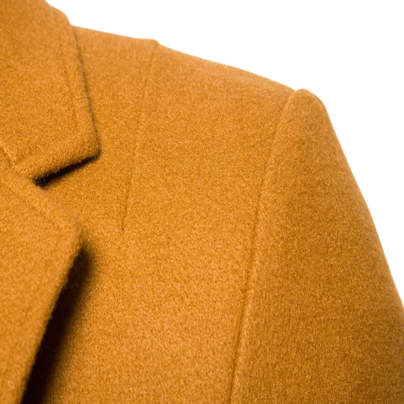 Мужское шерстяное пальто, высокое качество, роскошный Тренч, мужское зимнее длинное шерстяное пальто, повседневное шерстяное пальто, большой размер 5XL