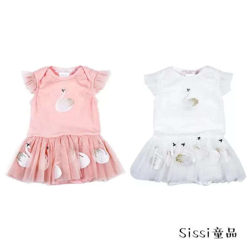 

KIDS BABY GIRLS DRESSES TODDLERS BEAUTIFUL PRINCESS CLOTHES TUTU DRESSES LOLI DOLL CLOTHES SWAN ANGEL DANCE SKIRTS