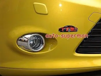 

Chrome Front Fog Light lamp cover Bezels trim For Ford Focus 2012 2013 12 13