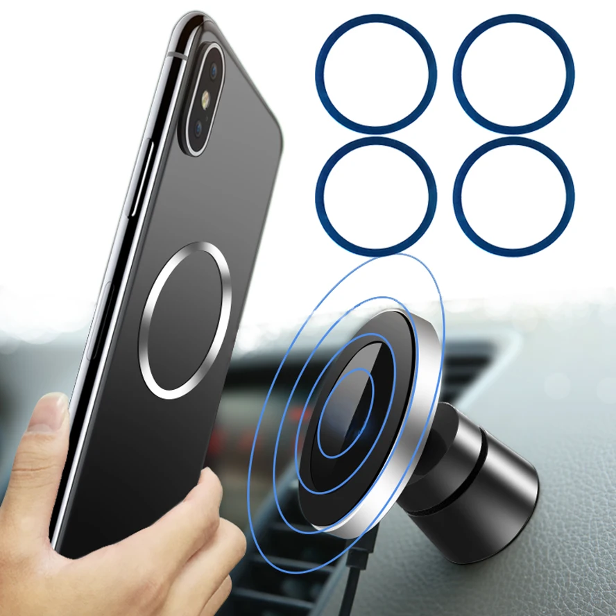 

6pcs/lot Metal Plate disk iron sheet for Magnetic Qi Wireless Charging Magnet Car Stand holder For iphone 8 8Plus XR X XS Max