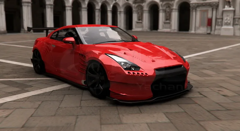 2008-2014 Nissan R35 GTR CBA DBA Bensopra Style Bodykit FRP (22)