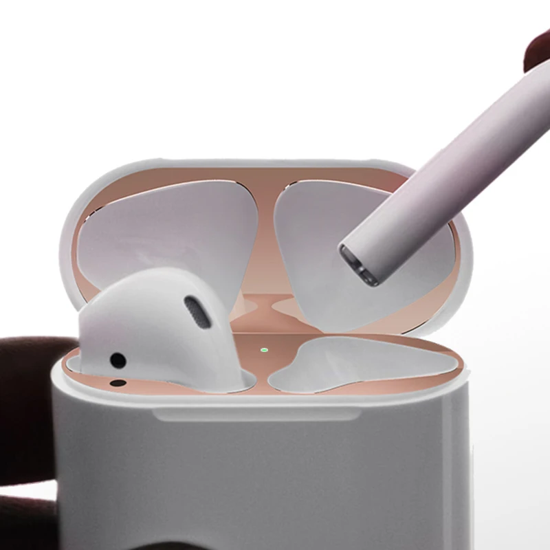 Пылезащитная наклейка для Apple AirPods чехол Ультратонкий защитный анти клеящийся