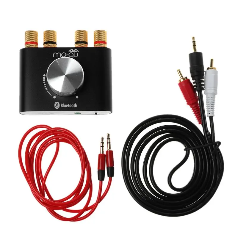 

1Set 50W+50W Black Bluetooth 4.0 Mini Digital Home Audio Power Amplifier Stereo HiFi Amp Without Power Adapter
