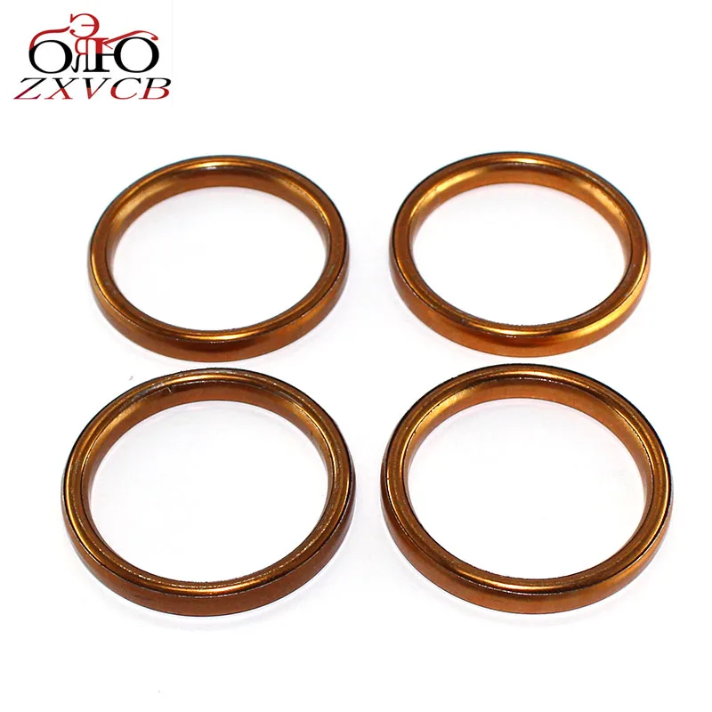 

4PCS FOR HONDA TRX250TM Recon 2002 2003 2004 2005 2006 2007 2009 TRX250X 2009, 2011 ATC350X 1985 1986 Exhaust Pipe Gasket Seal