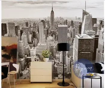 

Custom 3d photo wallpaper 3d wall murals wallpaper European city classic setting wall is black and white 3d room photo wallpaper