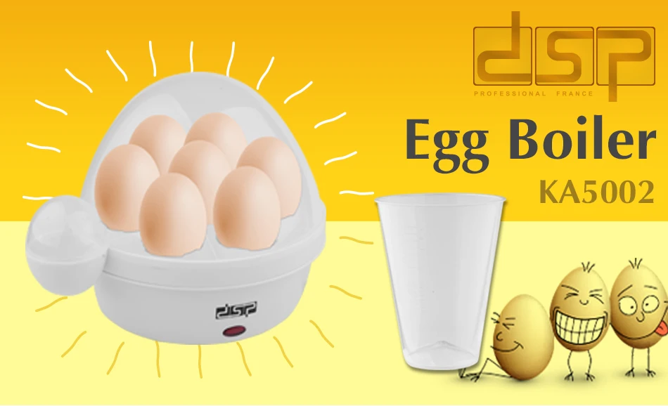 DSP яичный бойлер Электрический яичный лоток кухонный инструмент 220-240 В 350 Вт Мини Яичный котел 7 яиц 220 В 350 Вт