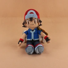 30cm Kawaii Ash Ketchum Plush Soft Stuffed Doll Toys For Kids Birthday Gifts