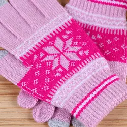 Классический плюс толстый бархат Сенсорный экран специальные перчатки дикий теплые перчатки Для мужчин и Для женщин Снежинка Сенсорный