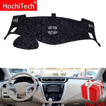 

Rose Pattern Non-slip Dashmat Dash Mat Dashboard Cover Pad Cover Carpet Car Sticker for Nissan Murano 2015 2016 2019 Car Styling
